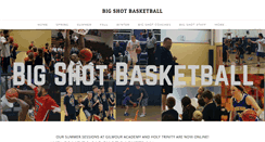 Desktop Screenshot of bigshotbasketballacademy.com