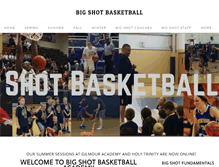 Tablet Screenshot of bigshotbasketballacademy.com